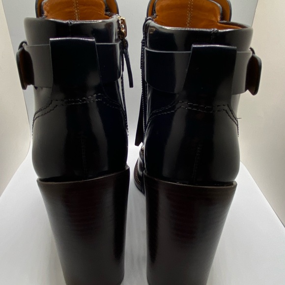 NIB and Dust Bag Tory Burch Hyde 100mm Bootie - Sz. 9M U.S. Navy Blue. AMAZING! - Picture 7 of 16